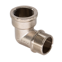 Уголок с ограничителем СТМ CRLFMS12, 1/2", внутренняя/наружная резьба, латунь