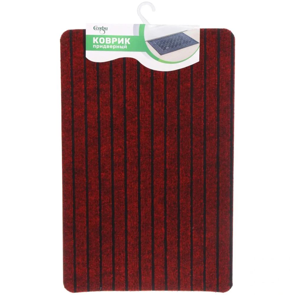 Коврик придверный «Гранит» 43*68 красный