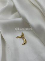 Подвеска золотистая "Полумесяц"