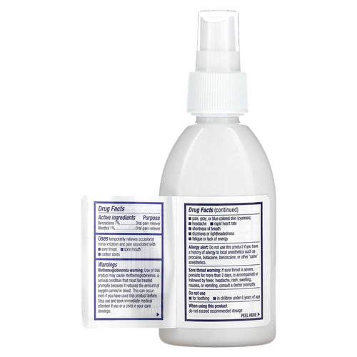 Mucinex, InstaSoothe, спрей для облегчения боли в горле, с вишней, 115 мл (3,8 жидк. унции)