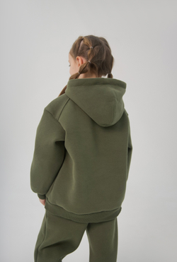 Худи с начёсом в стиле oversize Хвоя