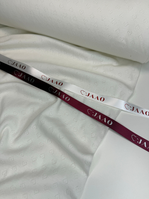 Ажурная рибана сердечки крем