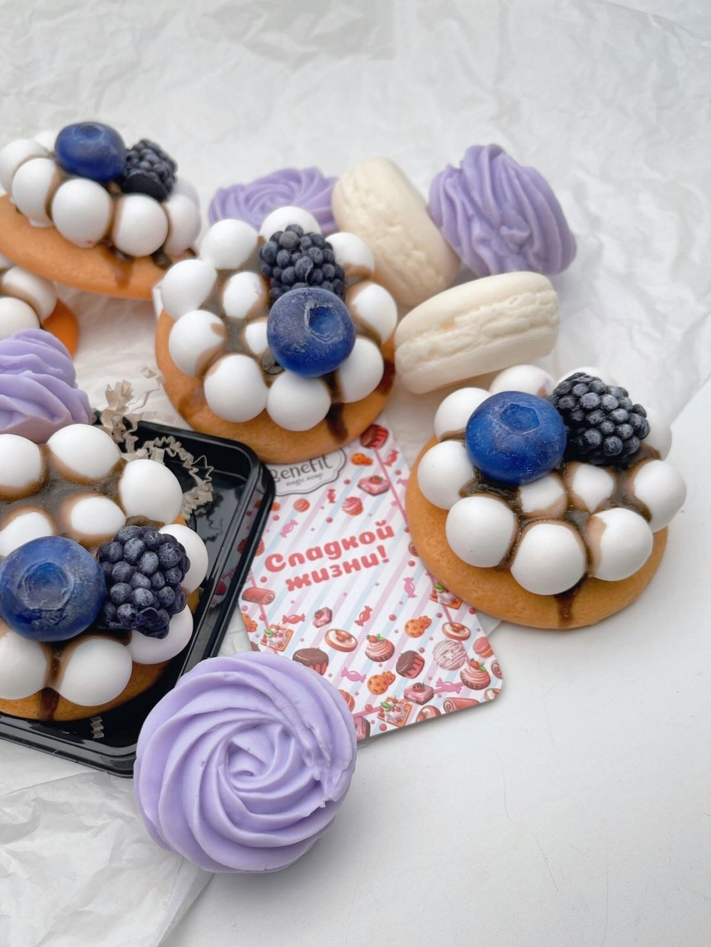 Набор-подарок Десерты-мини, вайлет