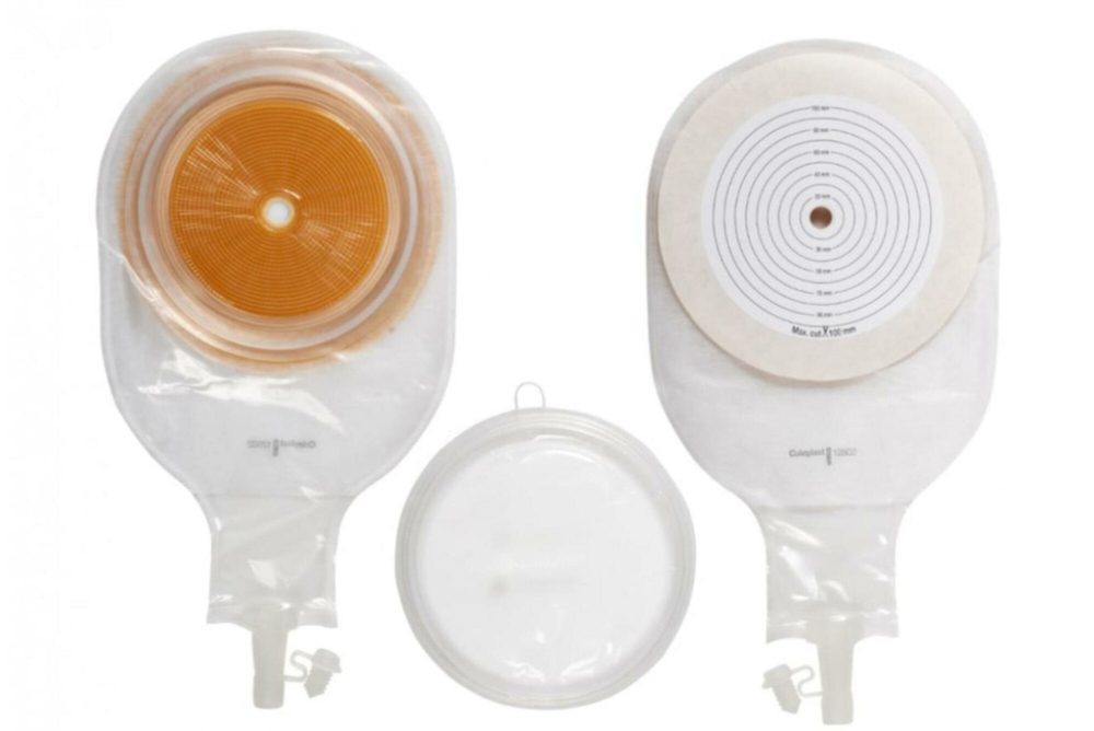 Послеоперационный калоприемник 12802, Coloplast с окном, в/отв. 10-100 мм, 1 шт.