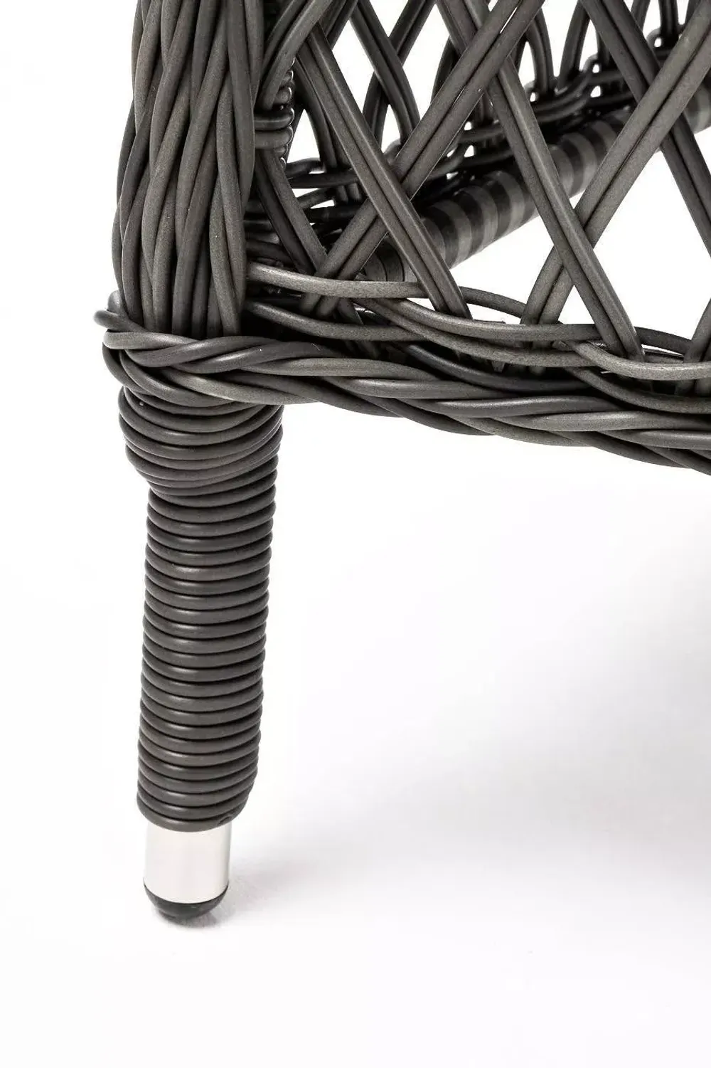 "Сицилия" плетеный стул из искусственного ротанга, цвет графит