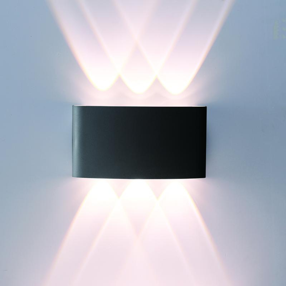 Светильник светодиодный архитектурный PWL-80160 6Вт 4000К BL IP54 фасадный черн. JazzWay 5039858