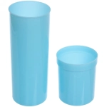 Набор банный дорожный 4шт «Bon voyage - Nice family», (мочалка, футляр 2шт, расческа), микс 3 цвета, 20*16*7 см