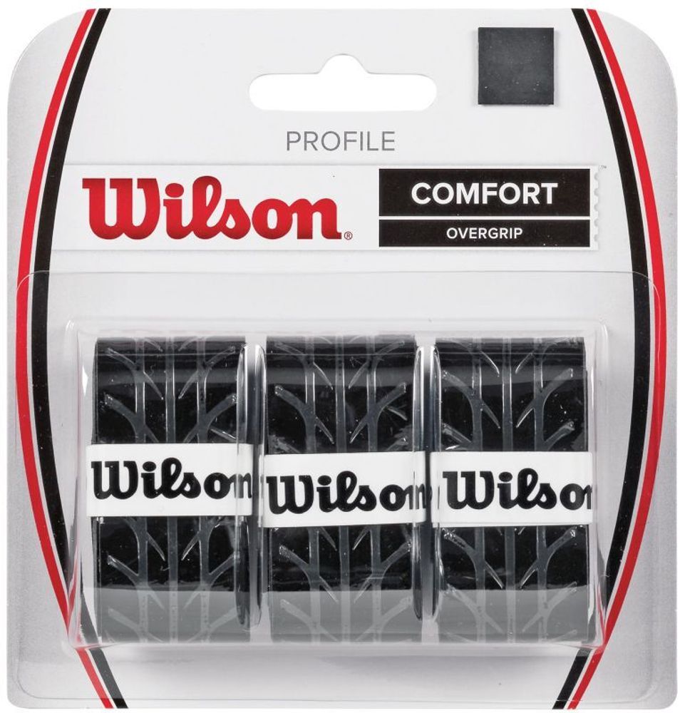 Теннисные намотки Wilson Profile 3P - black