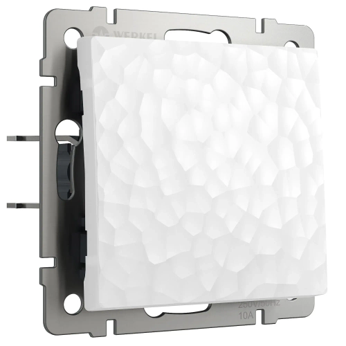 Выключатель одноклавишный Hammer (белый) W1210001