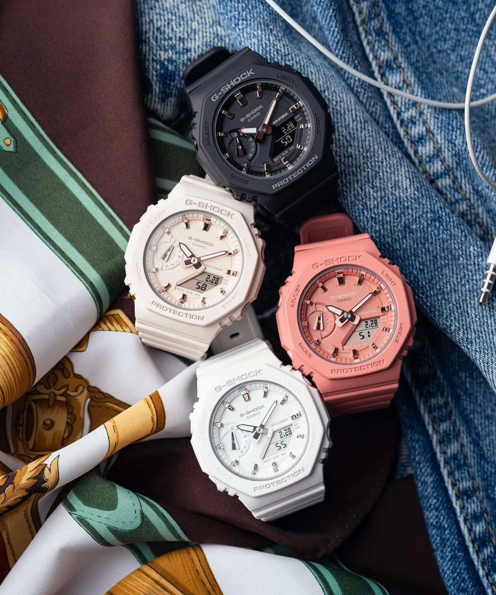 Японские наручные часы Casio G-SHOCK GMA-S2100-4AER с хронографом