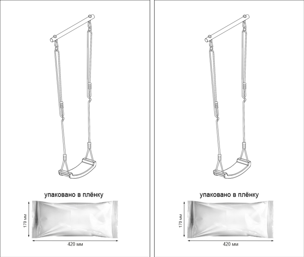 Детский спортивный комплекс для дачи ROMANA Акробат - 2