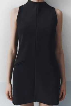 ZARА КОРОТКОЕ ПЛАТЬЕ, ЧЕРНЫЙ