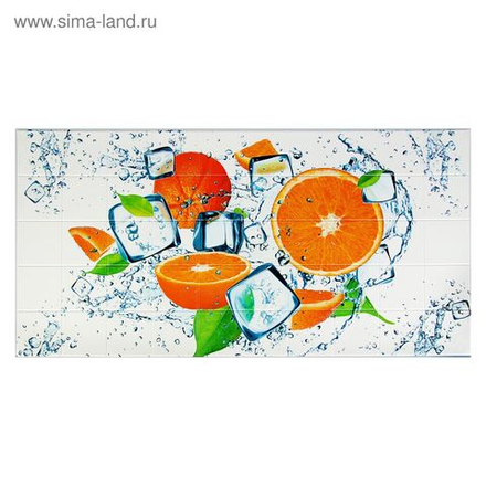 Декоративная панель ПВХ Апельсин 485*960