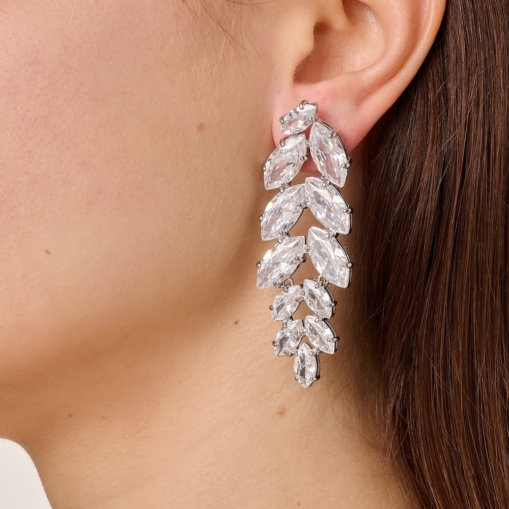 Серьги Dyrberg Kern BANYAN SS CRYSTAL 470038