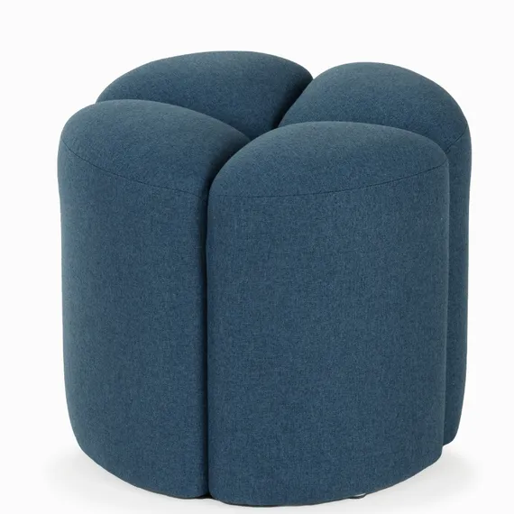 Пуф Bun, Ø45х45 см, синий