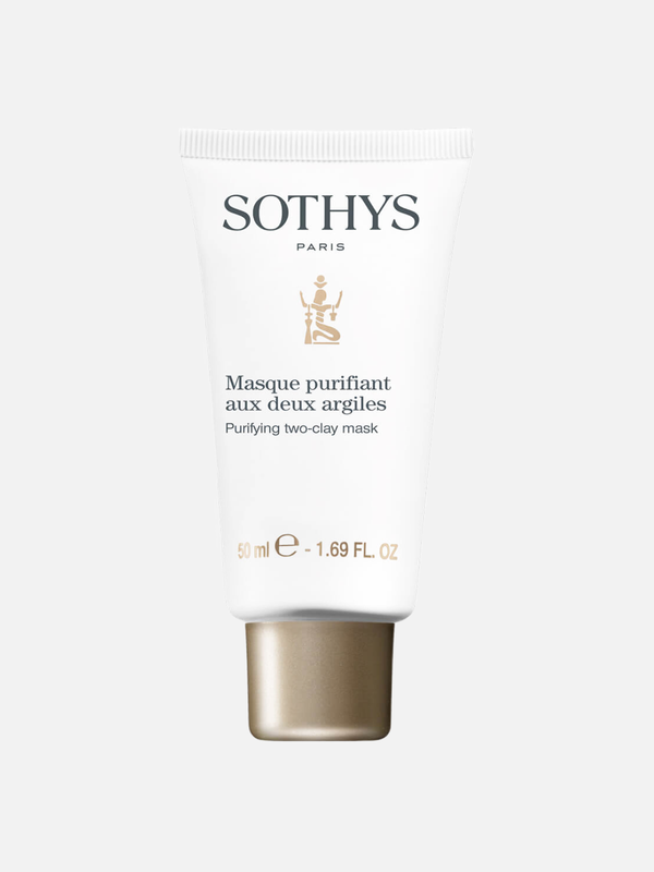 Активная себорегулирующая очищающая маска Purifying Two-Clay Mask, Sothys, 50 мл