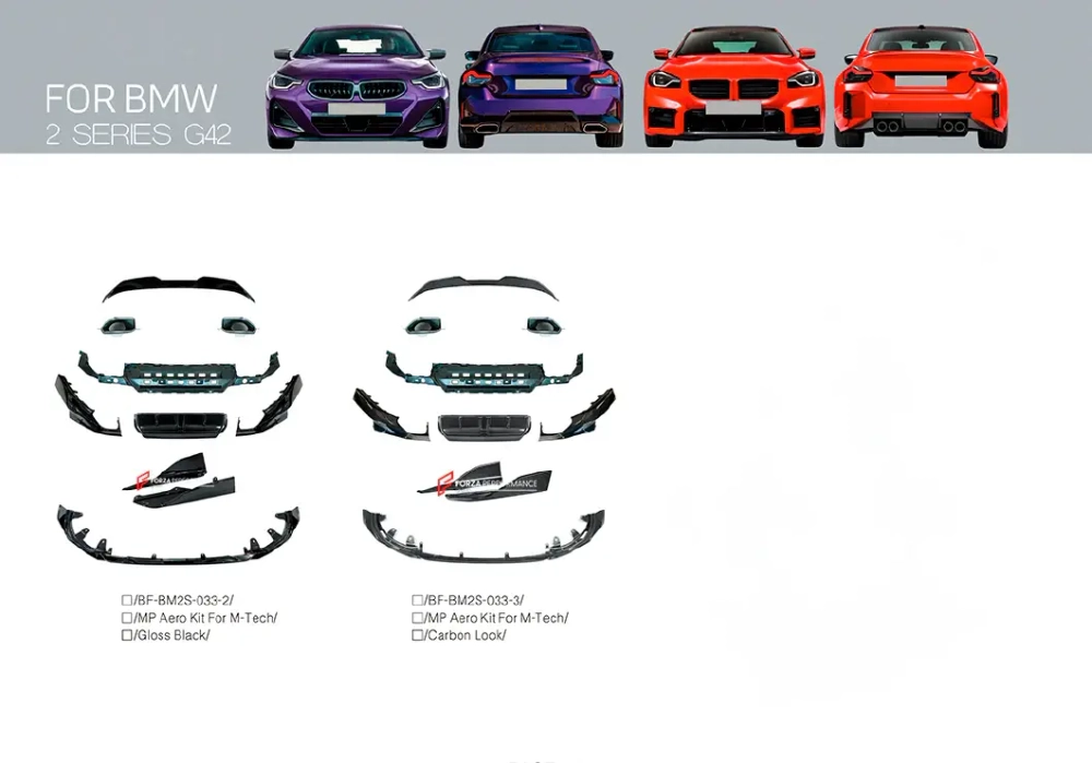 Обвес в М-стиле для BMW 2 серии G42 БМВ
