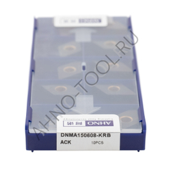 Пластина твердосплавная ISO DNMA150608-KRB ACK10E AHNO по чугуну, чистовая