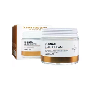 Крем для лица с муцином улитки LEBELAGE Dr. Snail Cure Cream 70 мл