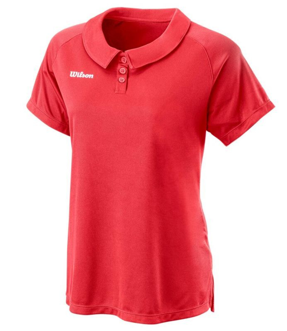 Женское поло Wilson Team II Polo W - fiery coral