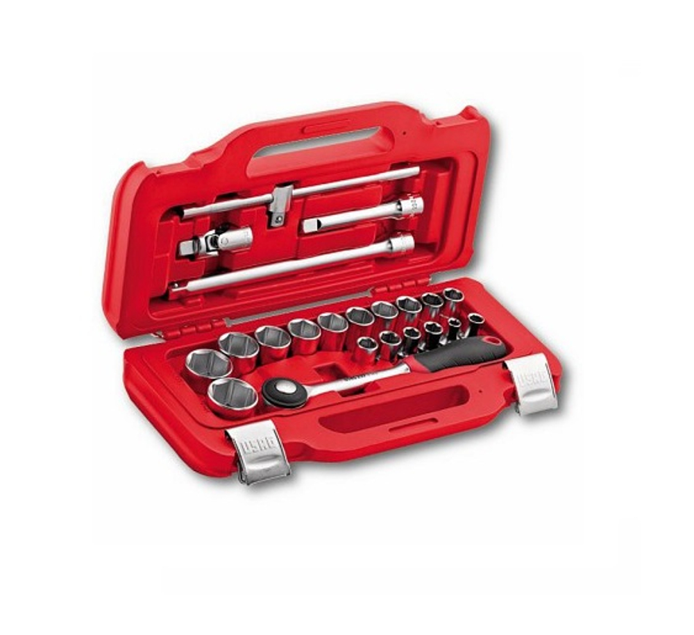 601 1/2 J22 Набор инструмента 22 предмета в пластиковом ящике, USAG (Италия)