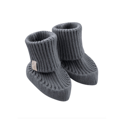 Пинетки вязаные Lite (графит)