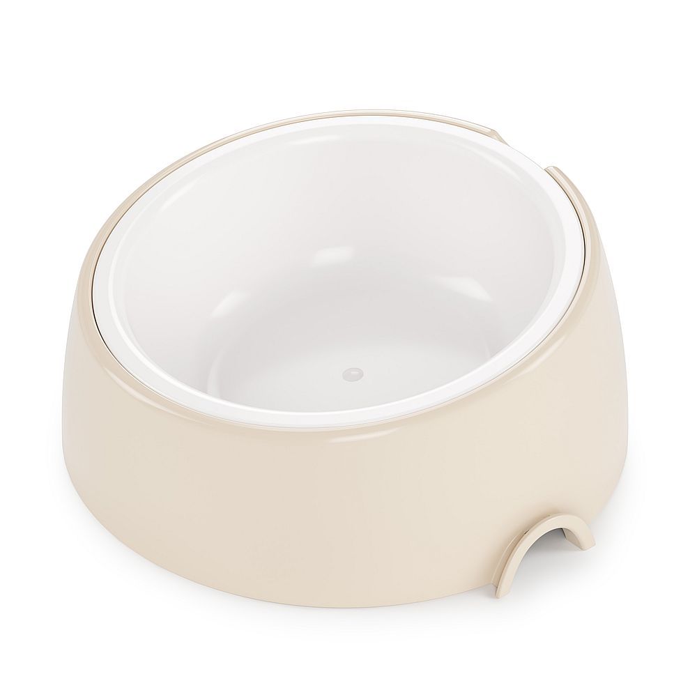 Лего-миска ALTA для животных с наклоном  0,3л бежевая