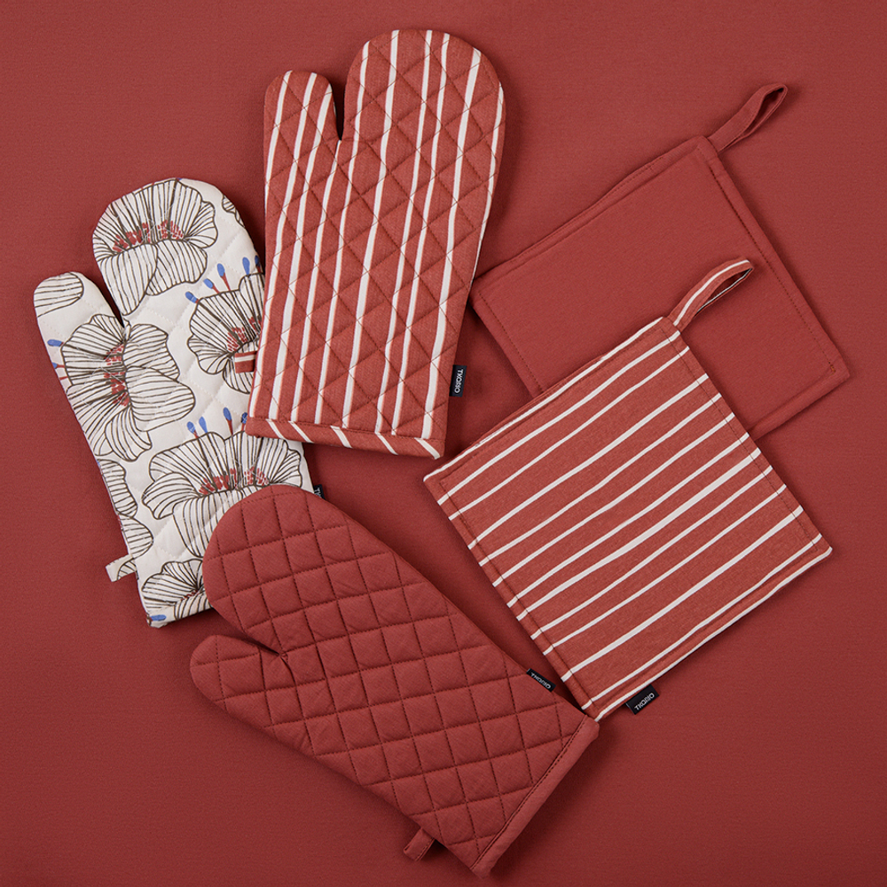 Прихватка-варежка 17.5х33 Tkano Prairie терракотовая