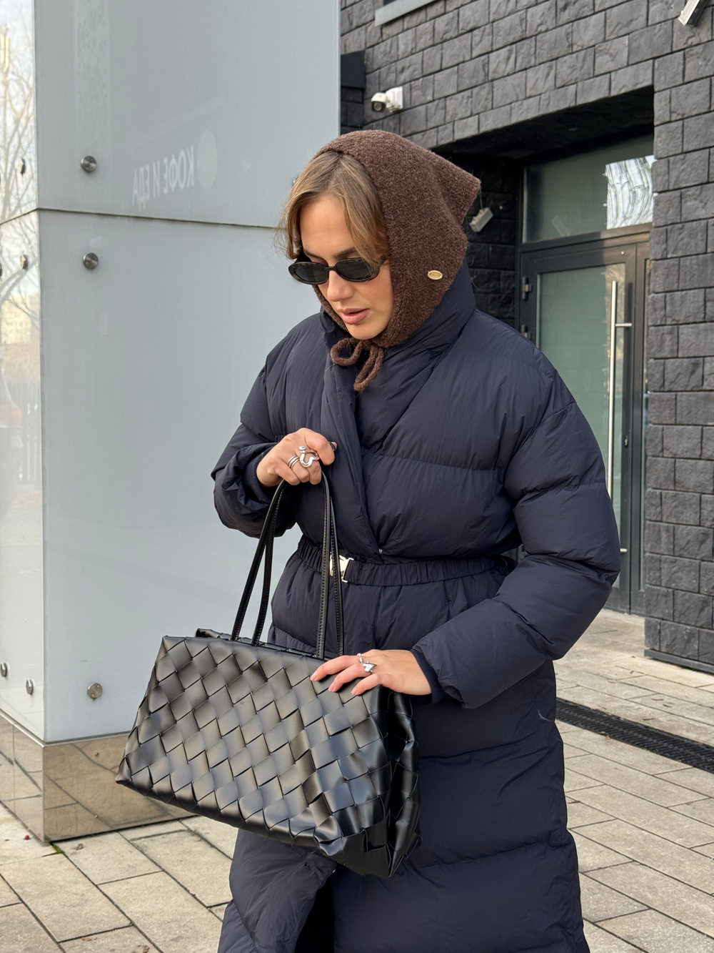 Пуховик Шерон синий