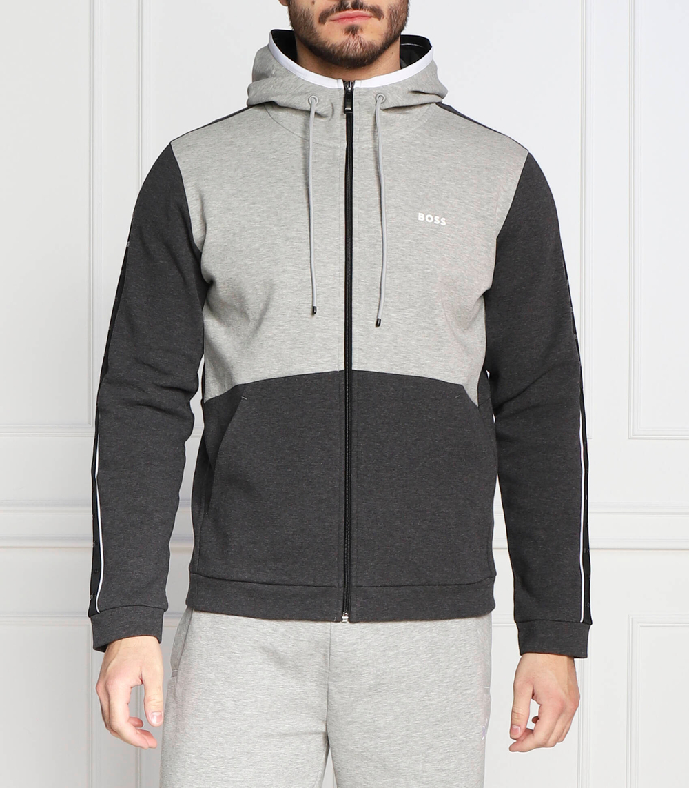 Худи saggy 1 BOSS GREEN - серый(50477042)