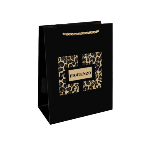Пакет подарочный 18*23*10 см Леопард (253678)