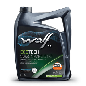 Масло моторное Wolf EcoTech 5W20 SP/RC D1-3 4л