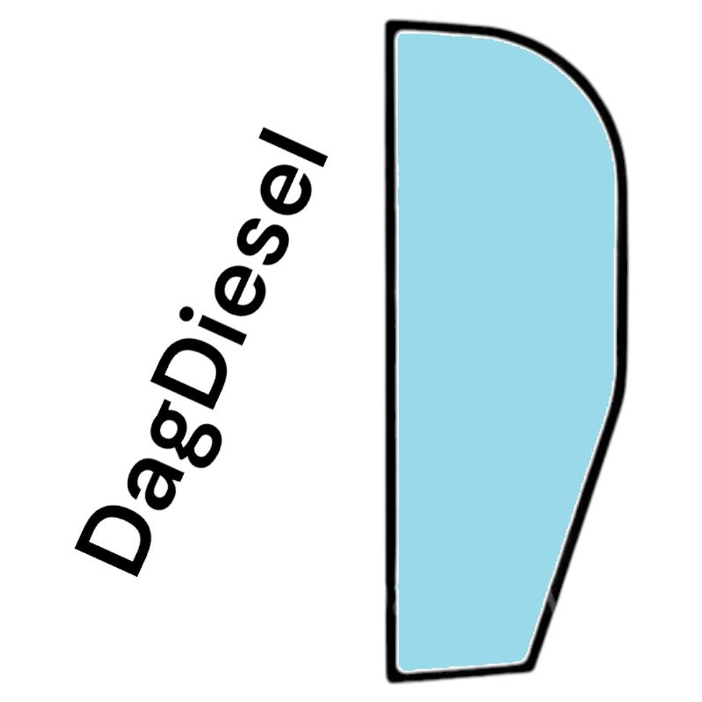 Стекло заднее левое JCB 827/80432