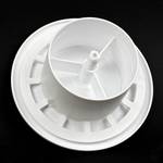 Анемостат вентиляционный 100 мм универсальный из ABS пластика