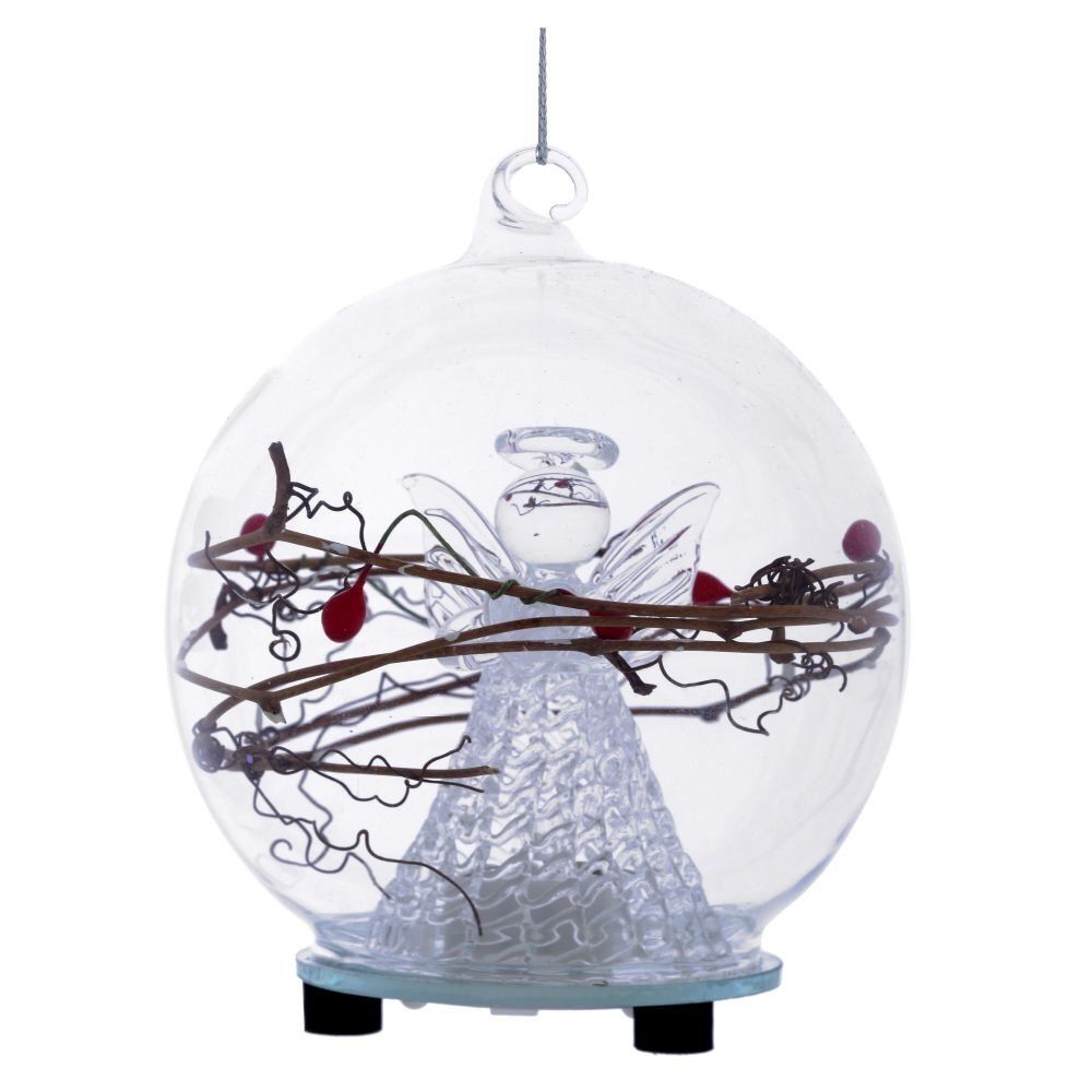 GAEM Украшение новогоднее "Ангел" с подсветкой , D 10 см, L10 W10 H10 см