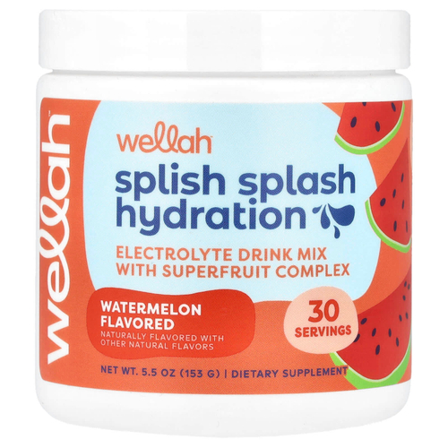 Wellah, Splish Splash Hydration, арбуз, 153 г (5,5 унции)