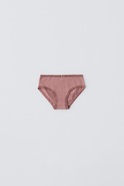 ZARA НАБОР ИЗ ШЕСТИ ТРУСОВ С ЦВЕТОЧНЫМ ПРИНТОМ, РАЗНОЦВЕТНЫЙ