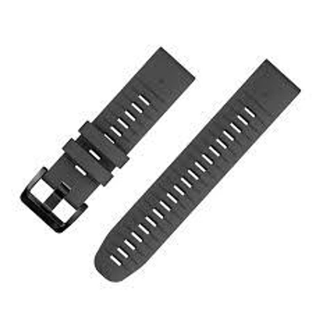 Ремешок Garmin 22mm QuickFit Graphite силиконовый 010-13280-09