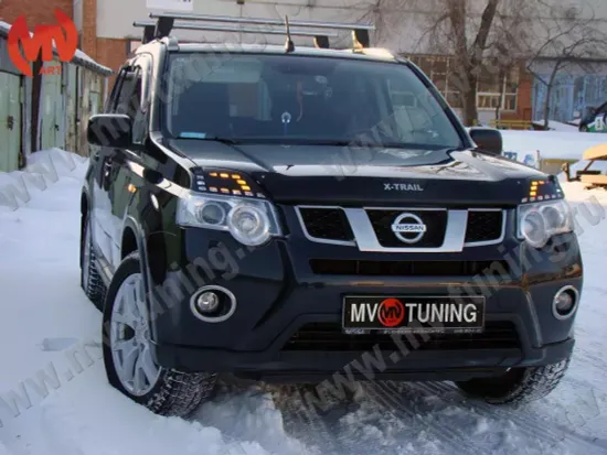 Реснички на фары для Nissan X-Trail T31