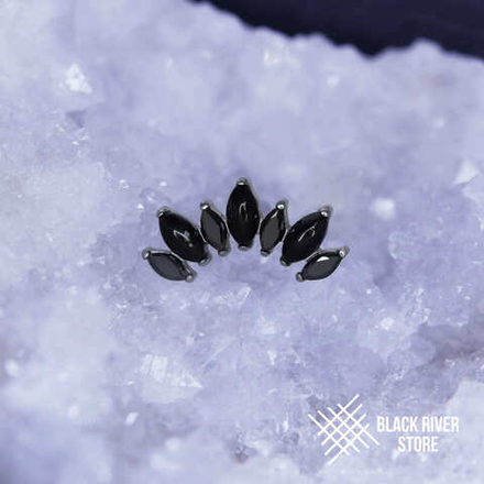 7K Marquise v.2 Black Onyx & Black