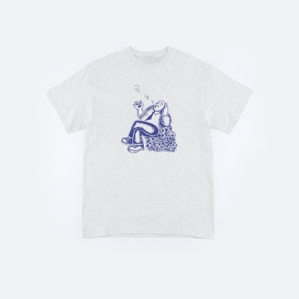 Футболка Baker Skullbreak Tee (ash grey) артикул: - купить в магазине Дайс