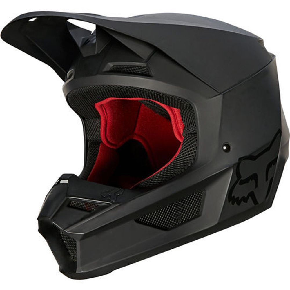 Мотошлем Fox V1 Matte Helmet (Black, M, 2022 (27740-255-M))