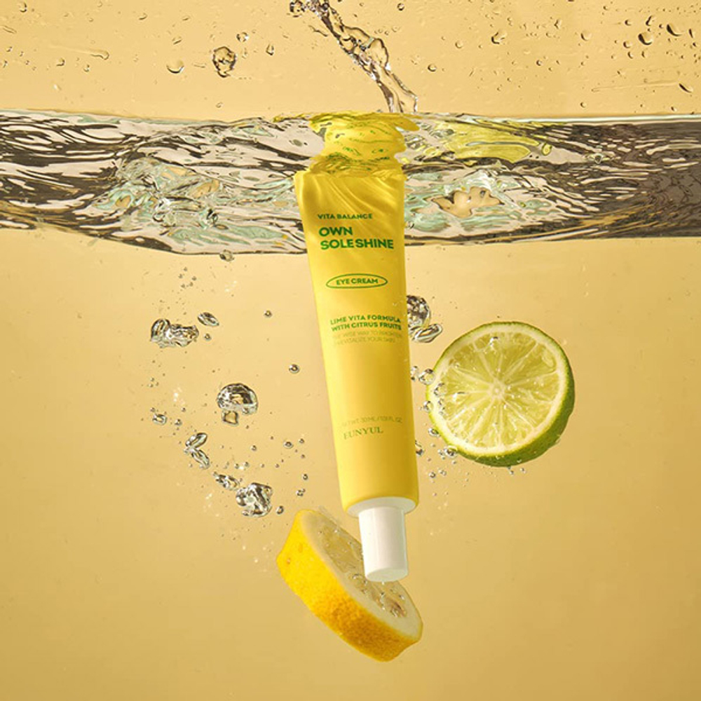 Выравнивающий крем для области вокруг глаз с экстрактом Лайма и Витаминами Eunyul Vita Balance Own Sole Shine Eye Cream 30мл