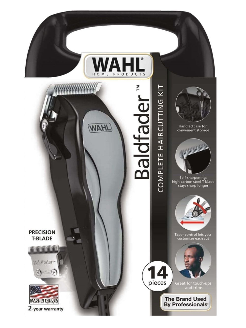 Машинка для стрижки Wahl Baldfader Clipper - handle case (79111-516) - 9