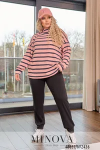 Костюм 2436-розовый-графит Minova