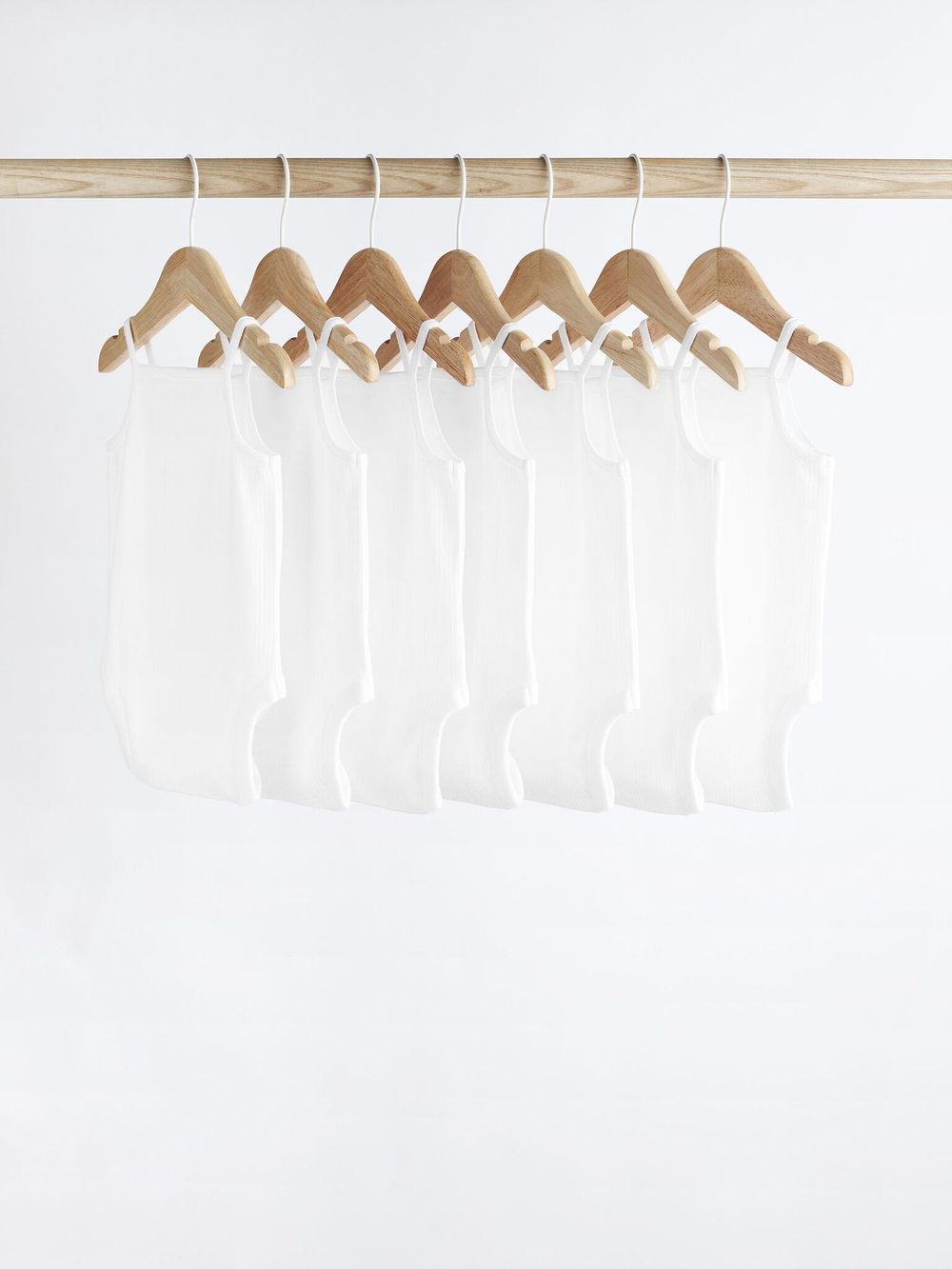 Боди с коротким рукавом для малышей Next T25-694, 7 шт., Белый