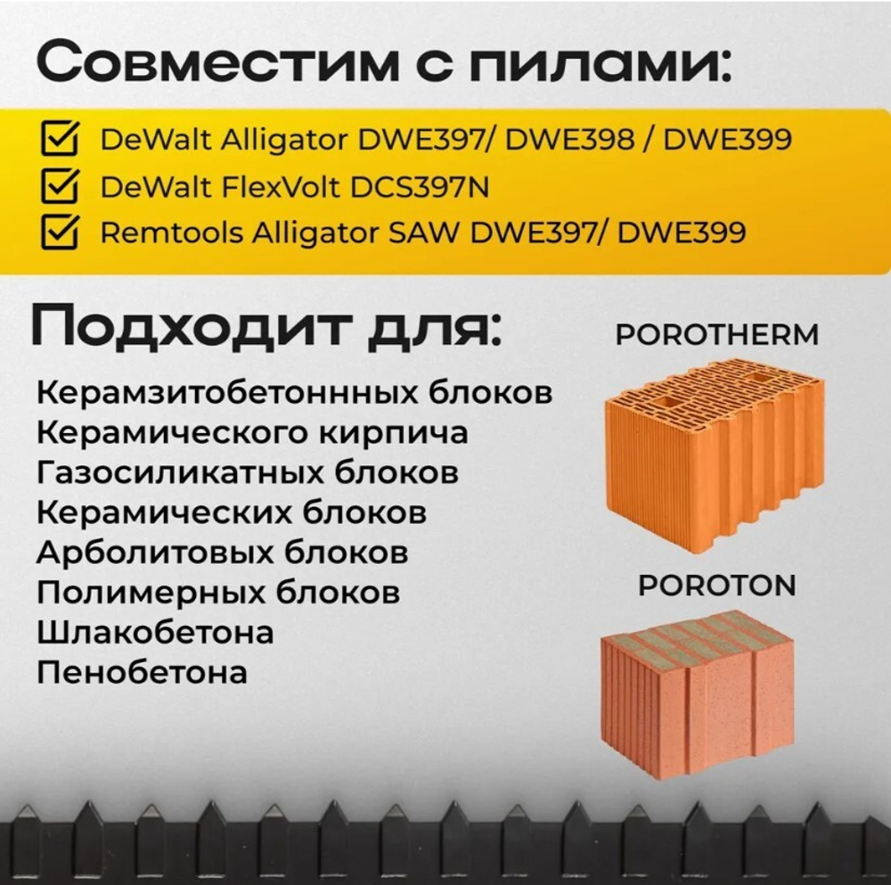 Полотно для аллигаторной пилы, Remtools, 430 мм, 78 зубьев
