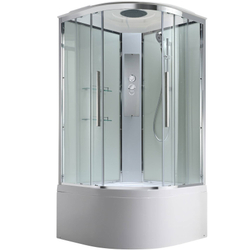 Душевая кабина AvaCan (АваКан) EM5080T с высоким поддоном, 80х80х220