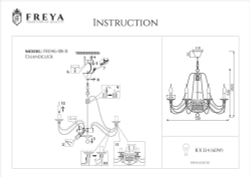 Подвесная люстра Freya FR2046-PL-08-BR