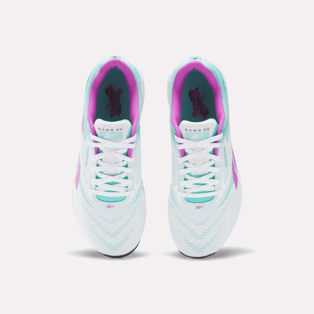 Кроссовки мужские Reebok Nano X5 (Бело-Зеленые)